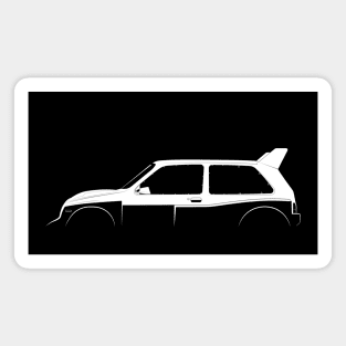 MG Metro 6R4 Silhouette Magnet